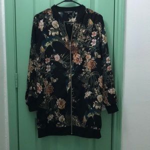 NWOT West Kei Long Bomber Jacket